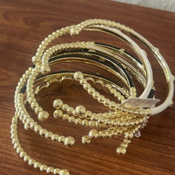 Heidi Daus Slim Pickens Black and White 8-piece Bracelet Set NWT - Picture 3 of 16